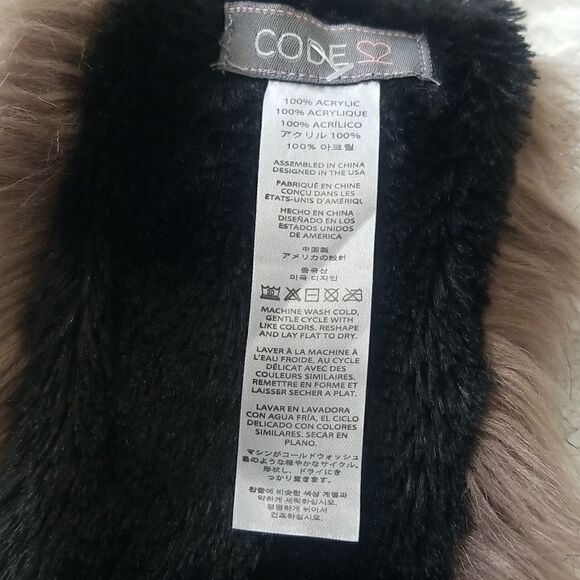 CODE Women Faux Fur Headband Sz onesize - Picture 3 of 6